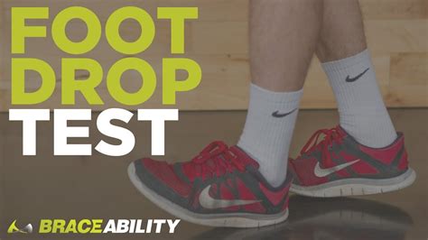 toe drop test|how to diagnose foot drops.